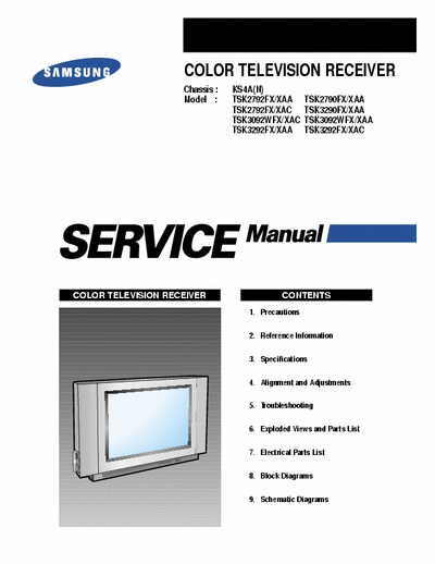 Samsung TSK2790-2_3290-92_3092 Samsung TV Chassis KS4A